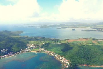 The overflight in Martinique